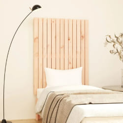 vidaXL Tête de lit murale 82,5x3x110 cm Bois massif de pin