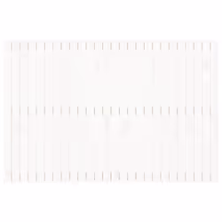 VidaXL 824959 tête de lit et pied de lit Blanc - Vue supplémentaire 4