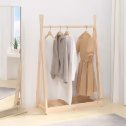 Mettez votre placard en ordre et choisissez facilement votre tenue avec ce porte-vêtements en bois ! Bois de pin massif : le  ...