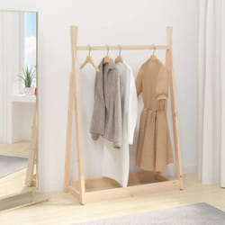 Vidaxl - Porte-vêtements 100x45x150 cm Bois de pin massif