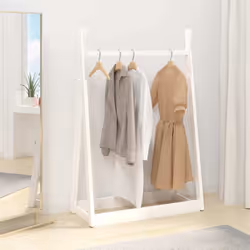 Mettez votre placard en ordre et choisissez facilement votre tenue avec ce porte-vêtements en bois ! Bois de pin massif : le  ...
