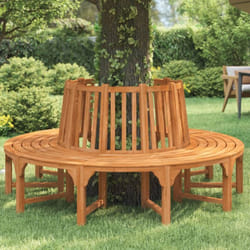 Vidaxl - Banc de tour d'arbre rond Ø208 cm bois massif eucalyptus