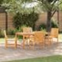 vidaXL Ensemble de salle à manger de jardin 4 pièces en bois massif acacia