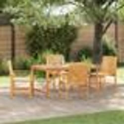 vidaXL Ensemble de salle à manger de jardin 4 pièces en bois massif acacia