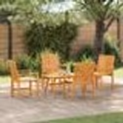 vidaXL Ensemble de salon de jardin 4 pièces en bois massif d'acacia