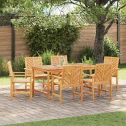 vidaXL Chaises de jardin 6 pcs Marron 59 x 62.5 x 89 cm