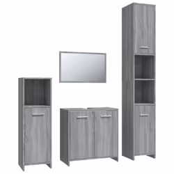 VidaXL 3154404, Gris, Chêne, Bois, 600 mm, 330 mm, 610 mm, 60 cm