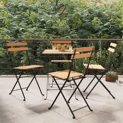 Ces chaises de bistrot pliantes sont un complément parfait à votre jardin et à votre terrasse, créant une impression durable  ...