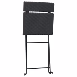VidaXL 319986 chaise d'extérieur Terrace Polyuréthane, Acier Noir - Vue supplémentaire 7