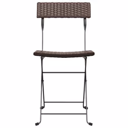 VidaXL 319987 chaise d'extérieur Terrace Polyuréthane, Acier Marron - Vue supplémentaire 4