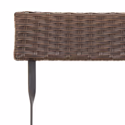 VidaXL 319987 chaise d'extérieur Terrace Polyuréthane, Acier Marron - Vue supplémentaire 8