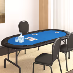 VidaXL 80401, Bleu, Simili-cuir, Bois, 1 pièce(s)