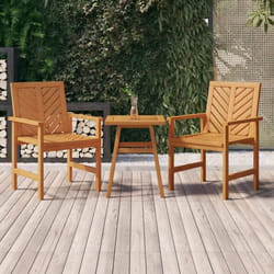 vidaXL Table dAppoint Table Basse avec Pieds Angulaires Meuble de Jardin Patio Terrasse Pelouse Extérieur Bois Massif 362229