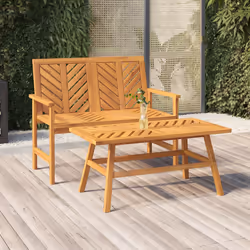 VidaXL 362235 banc de jardin Bois d'acacia