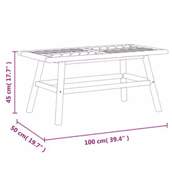 VidaXL 362235 banc de jardin Bois d'acacia - Vue supplémentaire 8