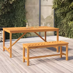 Le banc de jardin en bois avec des lattes à motif à chevrons est un complément parfait à votre jardin et à votre terrasse, cr ...