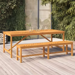 Le banc de jardin en bois avec des lattes à motif à chevrons est un complément parfait à votre jardin et à votre terrasse, cr ...