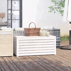 Cette boîte de jardin vous donne beaucoup d'espace pour ranger vos outils et autres articles utiles. Bois de pin massif : le  ...