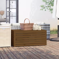 Cette boîte de jardin vous donne beaucoup d'espace pour ranger vos outils et autres articles utiles. Bois de pin massif : le  ...