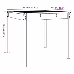 VidaXL 823965 table de jardin Marron - Vue supplémentaire 8