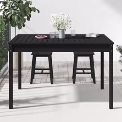 VidaXL 823973 table de jardin Noir