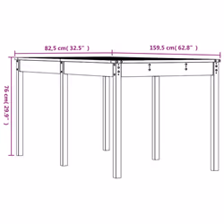 VidaXL 823976 table de jardin - Vue supplémentaire 8