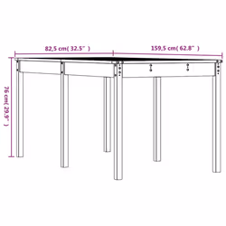 VidaXL 823977 table de jardin - Vue supplémentaire 8