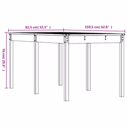 VidaXL 823981 table de jardin - Vue supplémentaire 8