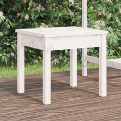 Vidaxl - Banc de jardin blanc 50x44x45 cm bois massif de pin