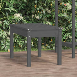 Vidaxl - Banc de jardin gris 80x44x45 cm bois massif de pin