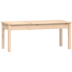 Banc de jardin 109x44x45 cm bois massif de pin Vidaxl