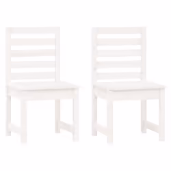 VidaXL 824026, Terrace, Bois de pin, Blanc, 110 kg, 500 mm, 480 mm