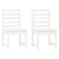 VidaXL 824026 chaise d'extérieur Terrace Bois de pin Blanc
