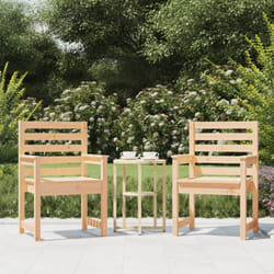 Vidaxl - Chaises de jardin lot de 2 60x48x91 cm bois massif de pin