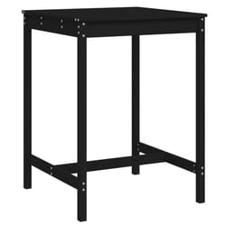 VidaXL 824085 table de jardin Noir