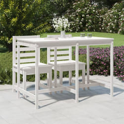 Vidaxl - Table de jardin blanc 159,5x82,5x110 cm bois massif de pin