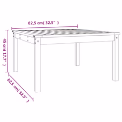 VidaXL 824121 table de jardin - Vue supplémentaire 8