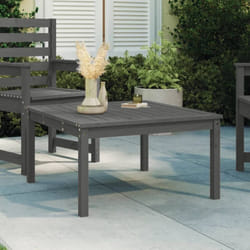 Vidaxl - Table de jardin gris 82,5x82,5x45 cm bois massif de pin