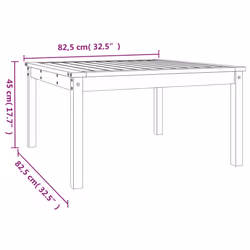 VidaXL 824123 table de jardin Marron - Vue supplémentaire 8