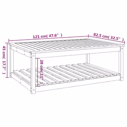VidaXL 824153 table de jardin - Vue supplémentaire 8