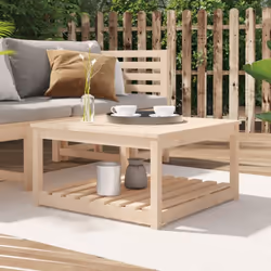 Profitez d'un bon repas avec votre famille et vos amis autour de cette table de jardin en bois ! Elle apportera une touche d' ...