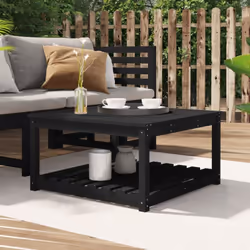 Profitez d'un bon repas avec votre famille et vos amis autour de cette table de jardin en bois ! Elle apportera une touche d' ...