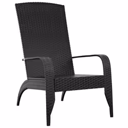 VidaXL 319694, Terrace, Siège rembourré, Polyuréthane, Acier, Noir, 590 mm, 760 mm