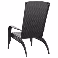 VidaXL 319694 chaise d'extérieur Terrace Siège rembourré Polyuréthane, Acier Noir - Vue supplémentaire 5