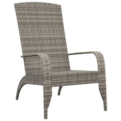 VidaXL 319695 chaise d'extérieur Terrace Siège rembourré Polyuréthane, Acier Gris