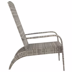 VidaXL 319695 chaise d'extérieur Terrace Siège rembourré Polyuréthane, Acier Gris - Vue supplémentaire 4