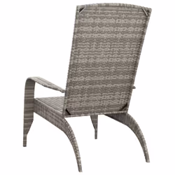 VidaXL 319695 chaise d'extérieur Terrace Siège rembourré Polyuréthane, Acier Gris - Vue supplémentaire 5
