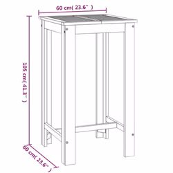 VidaXL 319700 table de jardin - Vue supplémentaire 6