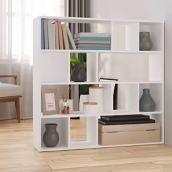 Description générale Cette bibliothèque est un ajout à la fois pratique et décoratif pour votre espace de vie. Fabriquée en b ...