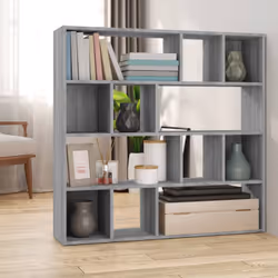 Cette bibliothèque sera un supplément pratique et décoratif à votre espace de vie. Matériau robuste : le bois d'ingénierie es ...